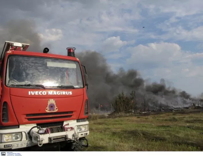 Δώδεκα δασικές πυρκαγιές εκδηλώθηκαν σήμερα σε όλη την Ελλάδα