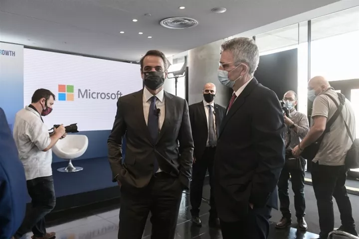 Κυρ. Μητσοτάκης: Η Ελλάδα καθίσταται παγκόσμιος κόμβος του cloud - Οι τρεις γιγάντιες εγκαταστάσεις της Microsoft στην Αττική