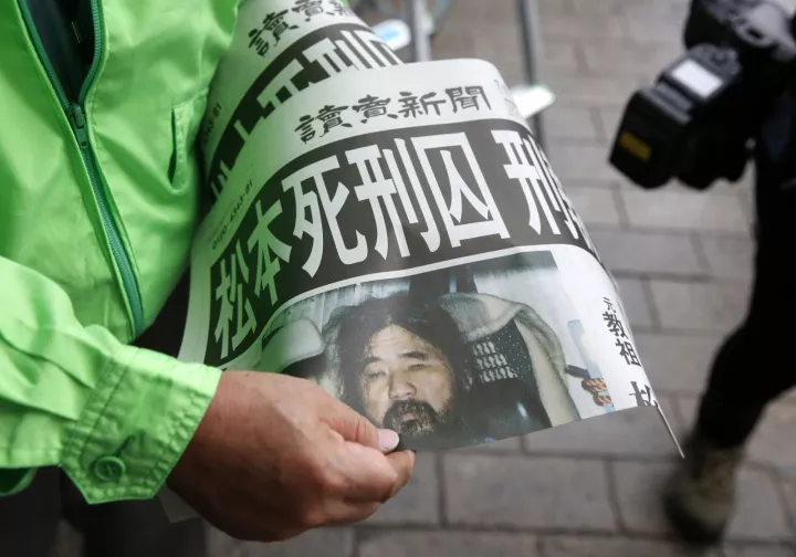 Ιαπωνία: Εκτελέστηκε ο αρχηγός της αίρεσης που έκανε την επίθεση στο μετρό το 1995