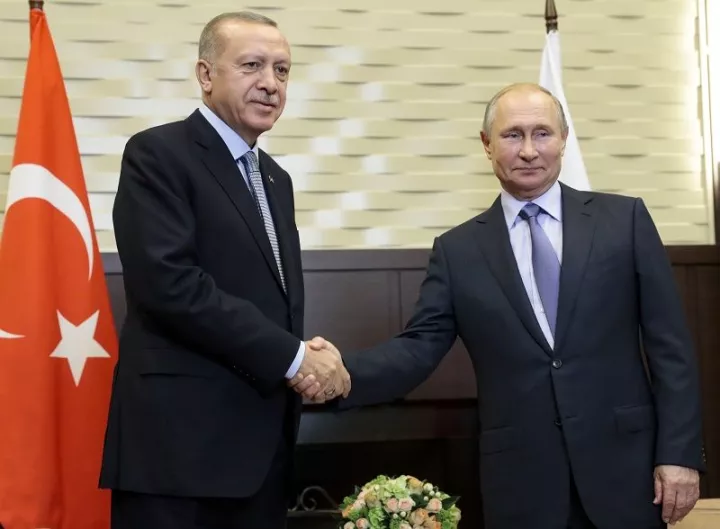 Τηλεφωνική συνομιλία Ερντογάν - Πούτιν για Συρία και διμερείς σχέσεις