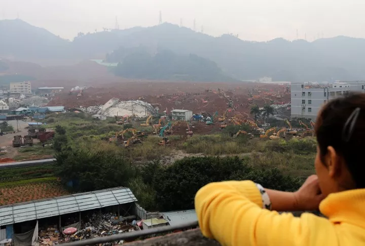 Κίνα: Κατολίσθηση λάσπης και αποβλήτων καταπλάκωσε δεκάδες κτίρια