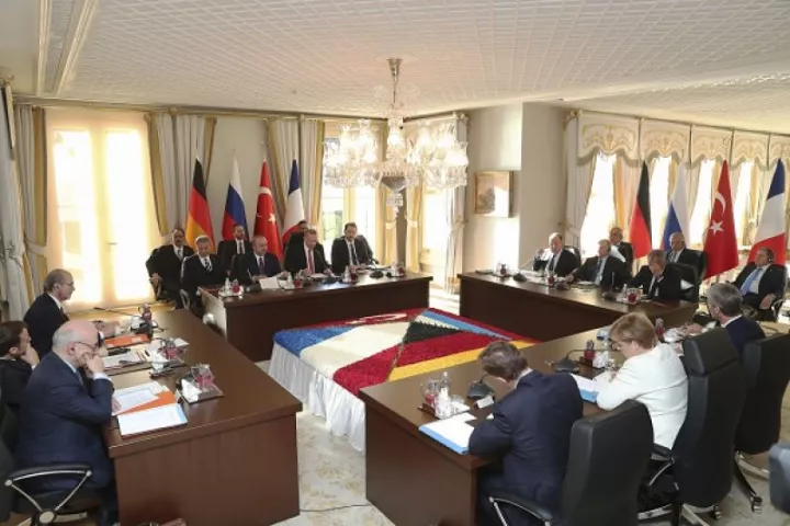 Συμφωνία ηγετών Γαλλίας, Γερμανίας, Βρετανίας και Τουρκίας για τη Συρία