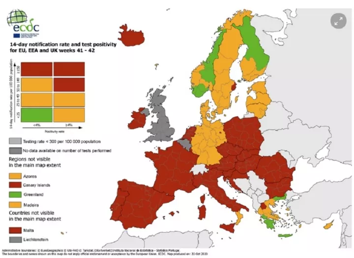 Ευρώπη: Πάνω από 200.000 ημερησίως τα κρούσματα - Τι μέτρα  παίρνουν οι χώρες